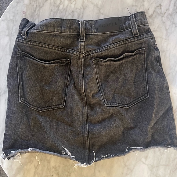 Pistola Black Distressed denim skirt sz 26 - Picture 3 of 5